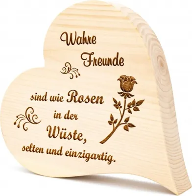 Produktbild von Zirbenherz Wahre Freunde 20cm