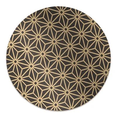 Produktbild von Rundmatte - Stuhlunterlage Bürostuhlunterlage - Rund Ø 100 cm - Bodenmatte - Fußmatte - Würfelmuster