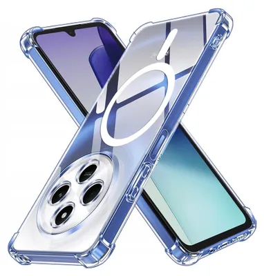 Zdjęcie produktu dla Techsuit MagSafe Etui do Xiaomi Redmi 14C/Poco C75 - przezroczyste