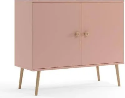 Produktbild von Kommode Bolea 2D 100 cm mit Türen - Rosa