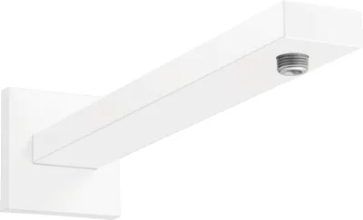 Image de hansgrohe Brausearm E 39 cm mit rechteckigem Schaft, Mattweiß