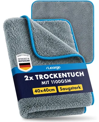Productafbeelding van Set van 2 Absorberende Microvezeldoeken voor Autoverzorging