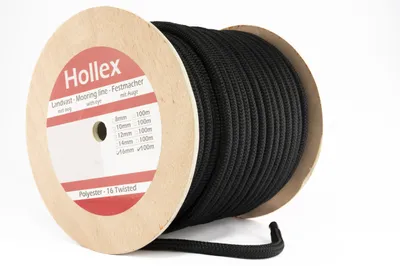 Image de Hollex Landfast Noir 14mm Rouleau=100mtr - 3str