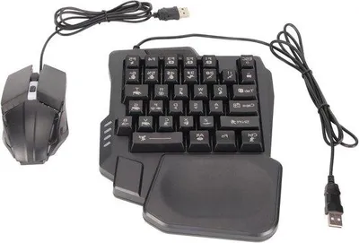 Obrázok produktu pre Súprava hernej klávesnice s polovičnou rukoväťou a RGB myši