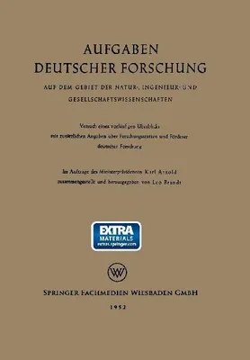 Produktbild von Aufgaben Deutscher Forschung