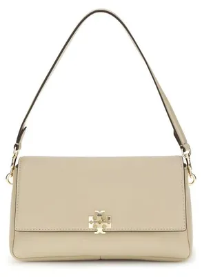 Zdjęcie produktu dla Torebka na ramię Tory Burch wykonana ze skóry cielęcej, kolor beżowy, model 180725_021