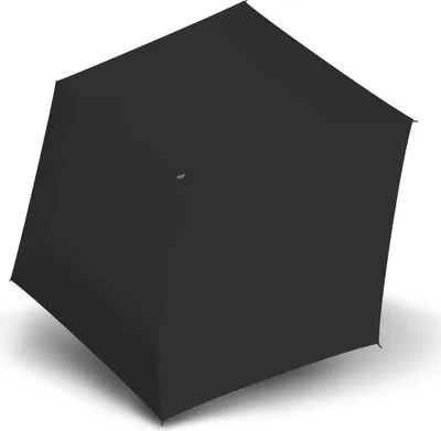 Image de Knirps parapluie de poche parapluie Mini Manual Midnight Black noir