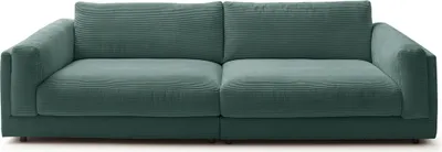 Produktbild von KAWOLA Big Sofa RAINA Cord smaragd