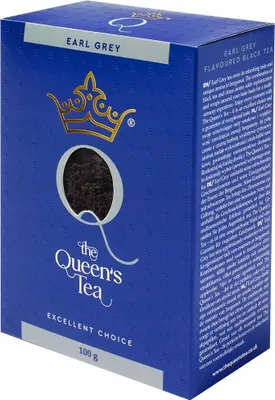 Obrázok produktu pre Herbata czarna Earl Grey The Queen's Tea liściasta 100 g