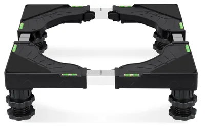 Image de Base réglable pour meubles, équipée de 4 roulettes, capacité de charge maximale de 200 kg