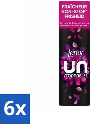 Produktbild von Lenor Unstoppables – Duftverstärker – Blumige Frische – Non-Stop-Frische – 19 Wäschen - Vorteilspack - 6 Stücke