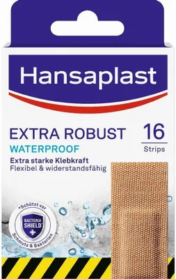 Zdjęcie produktu dla Hansaplast 48598 Hansaplast Pflaster EXTRA ROBUST 48598 mittelbeige, 16 St.