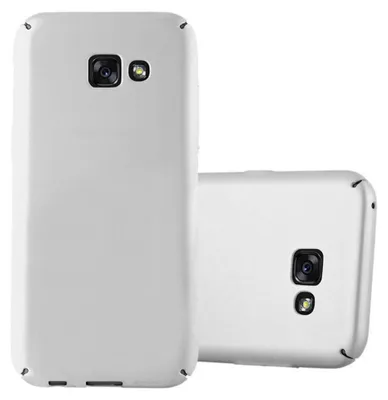Produktbild von Cadorabo Hülle für Samsung Galaxy A5 2017 Schutzhülle in Silber Hard Case Handy Hülle Etui