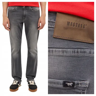 Produktbild von Mustang | Vegas Herren Slim Fit Jeans, Schwarz, W36 L32