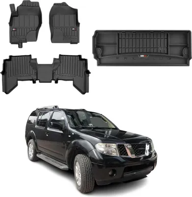Obrázek produktu pro Podlahové rohože a vložky do kufru OMAC pro Nissan Pathfinder 2004-2013 3. řada gumové