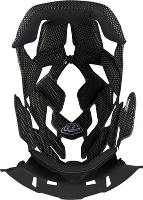 Zdjęcie produktu dla Troy Lee Designs D4 Composite/Carbon Headliner Helmpolster, czarny, (12 mm) L