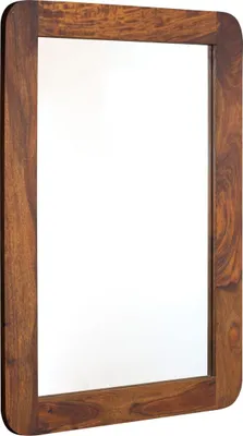 Image de MASSIVMOEBEL24 | Miroir 90x60cm - Bois de Sheesham/Palissandre laqué (Noisette) - MALMÖ 2 #115