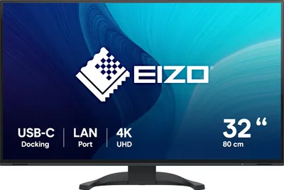 Produktbild von EIZO FlexScan EV3240X-BK LED-Display 80 cm (31,5") 3840 x 2160 Pixel 4K Ultra HD Schwarz