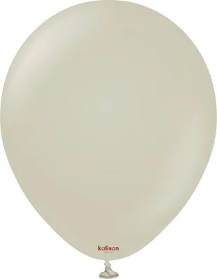 Produktbild von Kalisan Retro Stone Latexballons, grau, 30 cm, 100 Stk.