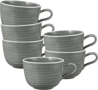 Produktbild von Seltmann Weiden Terra Milchkaffeetasse 400 ml perlgrau 6er Set
