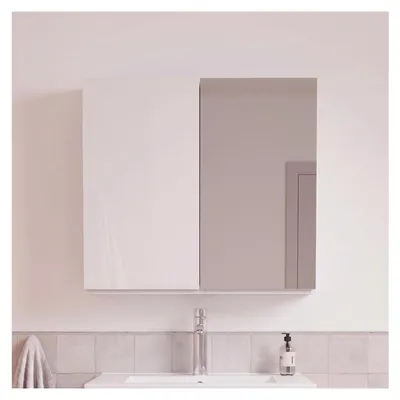 Produktbild von WILL 60 cm Badezimmerschrank mit Doppeltür und Spiegel