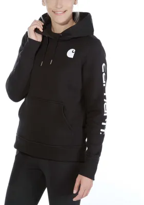 Produktbild von CARHARTT Clarksburg Damen Sweatshirt Schwarz T.XS - 102791-001-XS
