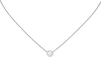 Produktbild von Collier Halskette 925 Sterling Silber 17 Zirkonia 45 cm Kette Silberkette