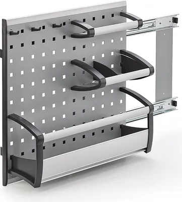 Image de Hailo Vario Système de rangement 3909, aluminium