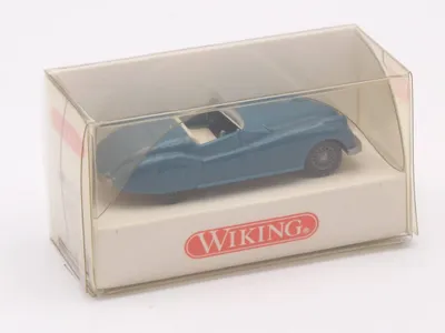 Produktbild von Wiking 8010314 Jaguar XK 120 Roadster Dunkelblau 1:87 in