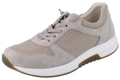 Zdjęcie produktu dla Gabor ROLLINGSOFT buty damskie - wygodne sznurowane niskie buty szare rekreacyjne NOWOŚĆ