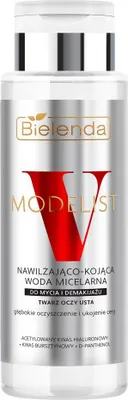 Image de BIELENDA V-MODELIST Eau micellaire hydratante et apaisante pour le nettoyage et le démaquillage du visage, des yeux et des lèvres 400 ml