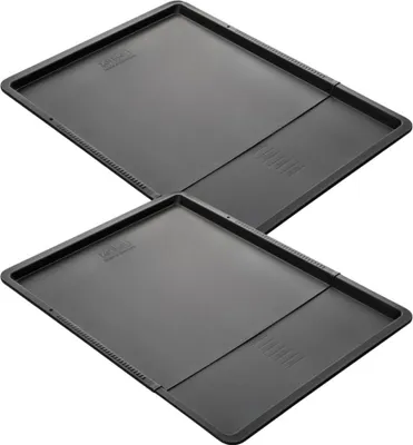 Immagine prodotto di Set di 2 teglie da forno estensibili da 37 a 52 x 33 cm Zenker Black Metallic