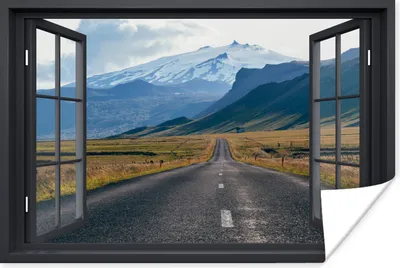 Produktbild von MuchoWow® Poster Aussicht - Berg - Straße 30x20 cm - Plakate - Print