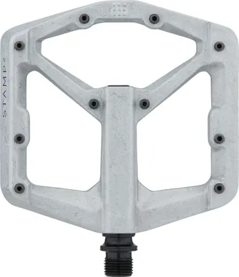 Crankbrothers Stamp 2 Plattform-Pedal - Raw Silver Large