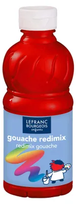 Produktbild von Lefranc Bourgeois 807524 Redimix Tempera Farbe - Primärrot - 250 ml – Flüssige G