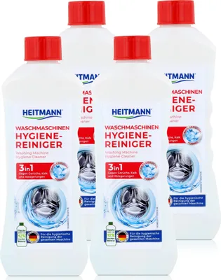Produktbild von Heitmann Waschmaschinen Hygiene Reiniger 250ml gegen Kalk und Gerüche (4er Pack)