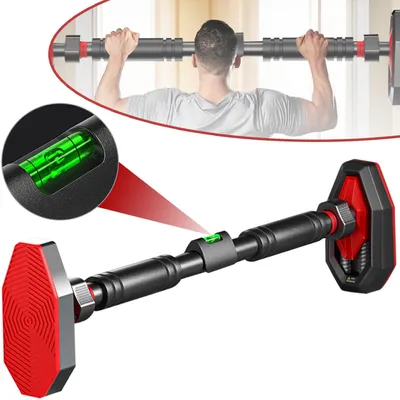 Produktbild von Klimmzugstange Türrahmen, Pull Up Bar Reckstange Ohne Schrauben, 73-100 cm Ausziehbar
