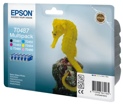 Produktbild von Epson T048 Multipack (Bk, C, M, Y. LC, LM) - Retail Pack (untagged)