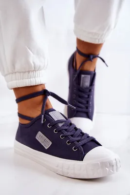 Produktbild von Klassische Damen Turnschuhe BIG STAR JJ274494 Marineblau 37