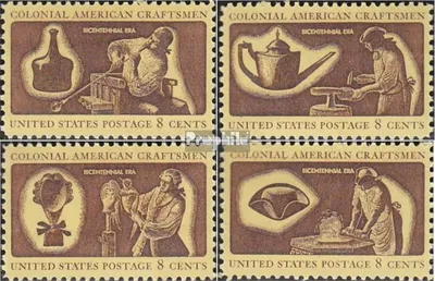 Produktbild von Briefmarken USA 1972 Mi 1069-1072 (kompl.Ausg.) postfrisch Handwerker