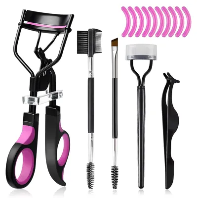 Productafbeelding van Professionele Wimperkruller Set met 10 Siliconen Pads