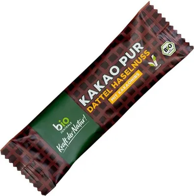 Produktbild von Riegel Kakao Pur Dattel Haselnuss
