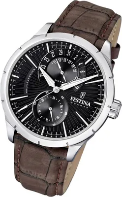 Produktbild von Festina  F16573/4  F16573/4  Silber  Braun  Herren  Armbanduhr