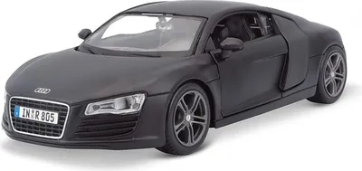 Image de Maisto 31281M - Voiture miniature - Audi R8 (noire, échelle 1:24)