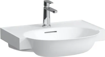 Produktbild von Laufen The New Classic Wastafel 60x48x16,5 cm met overloop 1 kraangat Mat Wit