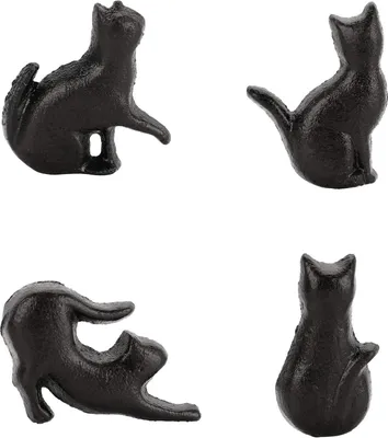 Productafbeelding van Tierwagen 4 Kattenvorm Hout - Accessoires voor dierenkasten - Decoratie
