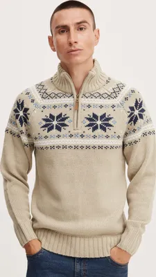 Produktbild von 11 Project PRTim - 20715244ME Herren Strickpullover Troyer Grobstrick Pullover