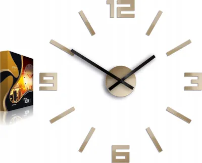 Produktbild von ModernClock, Wanduhr Arabisch tortora, 50cm, DIY, wanduhr modern, Quarzuhr, acrylglas
