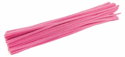 Immagine prodotto di Colorazioni - Filo ciniglia rosa, 100 pezzi.
