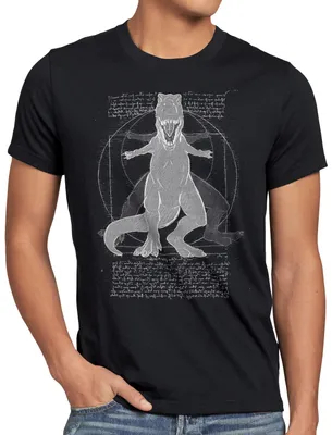 Produktbild von style3 Vitruvianischer T-Rex Herren T-Shirt tyrannosaurus dinosaurier